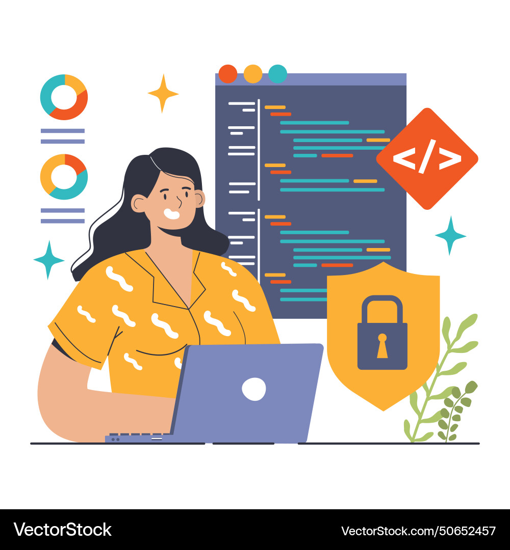 Open source software with code available for use Open source software with code available for use Vector Image