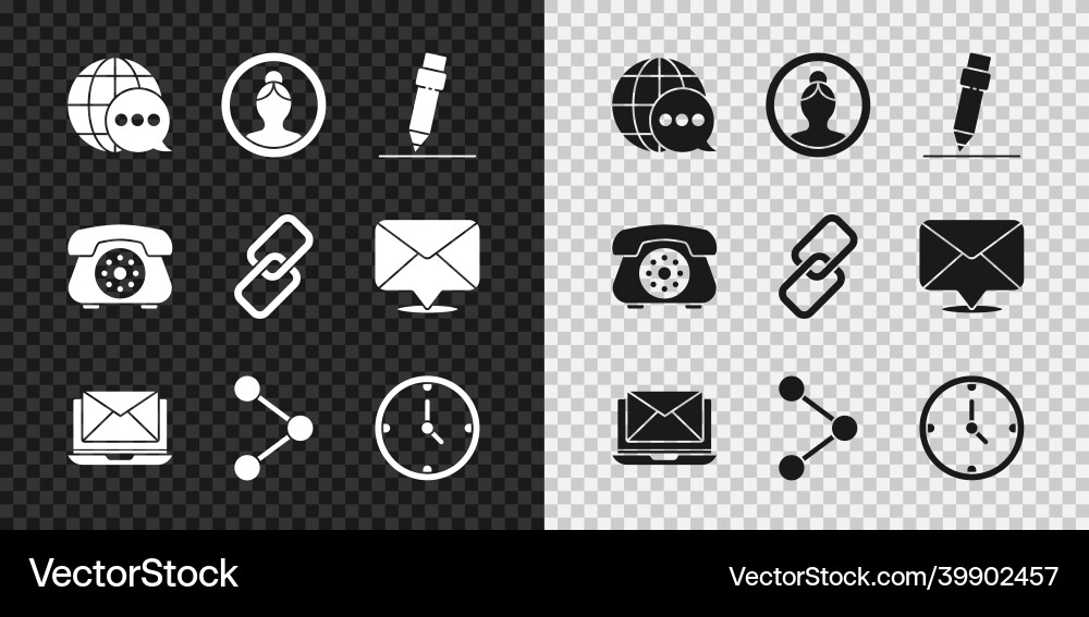 Set world map made from speech bubble create Set world map made from speech bubble create vector image