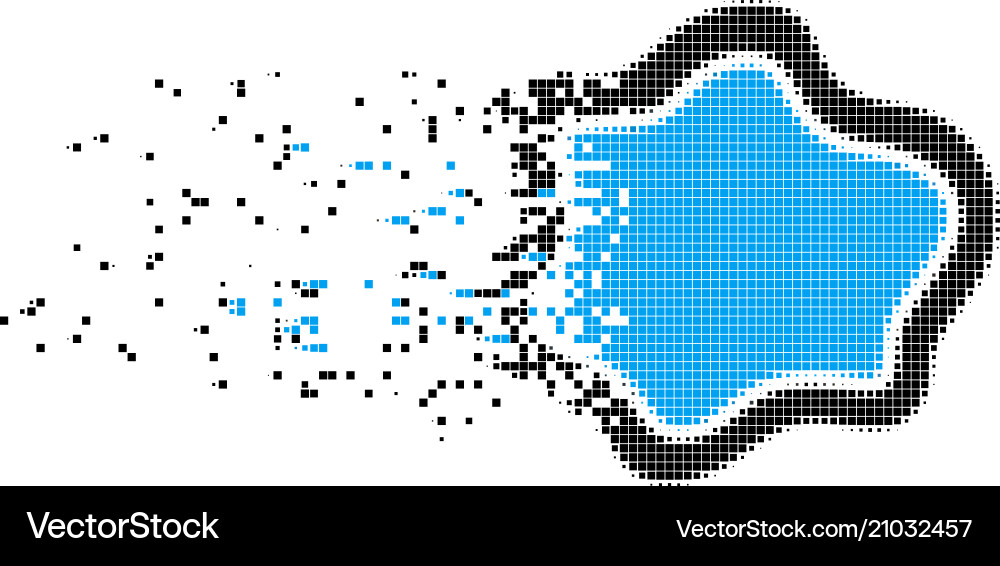 Water pool fragmented pixel icon Water pool fragmented pixel icon Vector Image