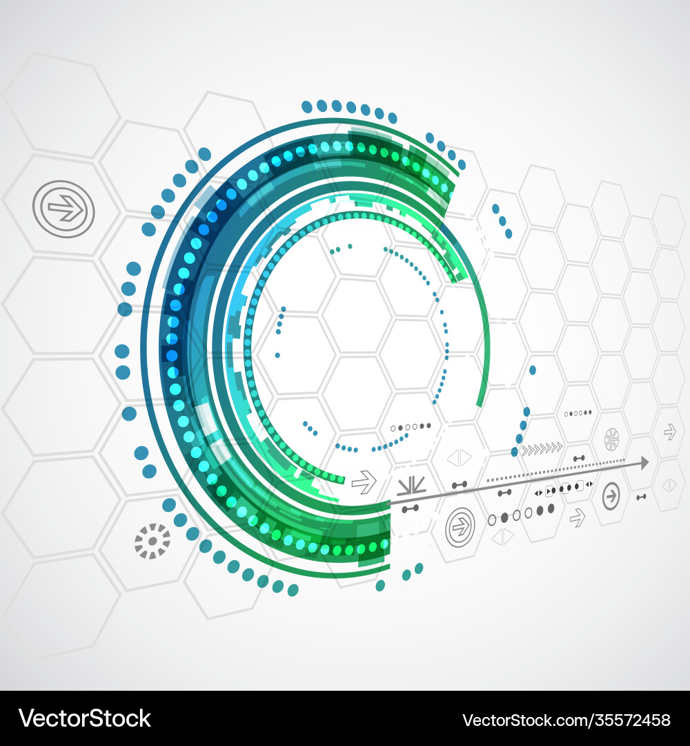 Abstract color technology backgroundcomputer vector image
