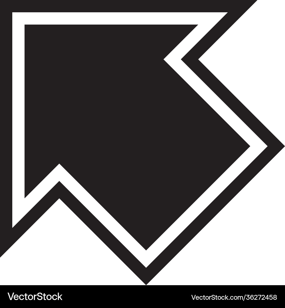 Arrow symbol icon for web and application Arrow symbol icon for web and application vector image