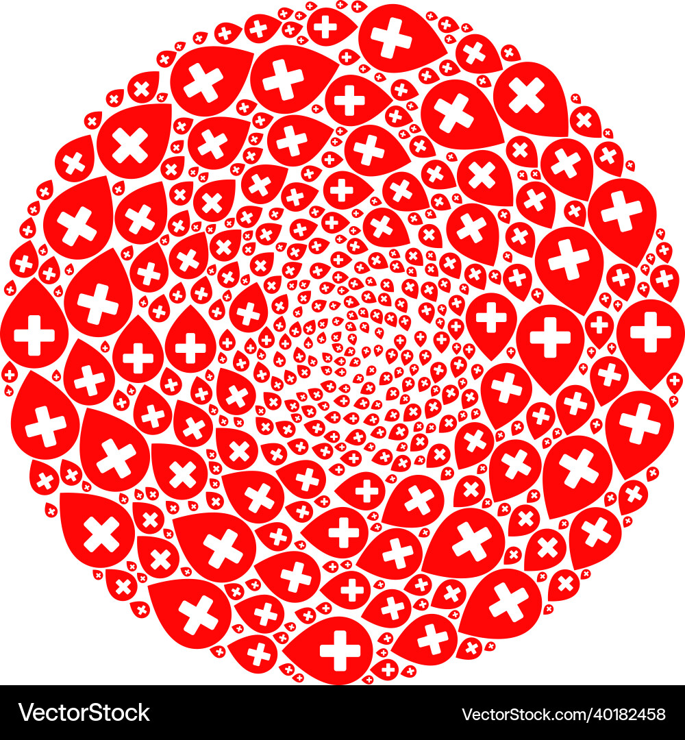 Clinic map pointer icon exploding round globula Clinic map pointer icon exploding round globula vector image