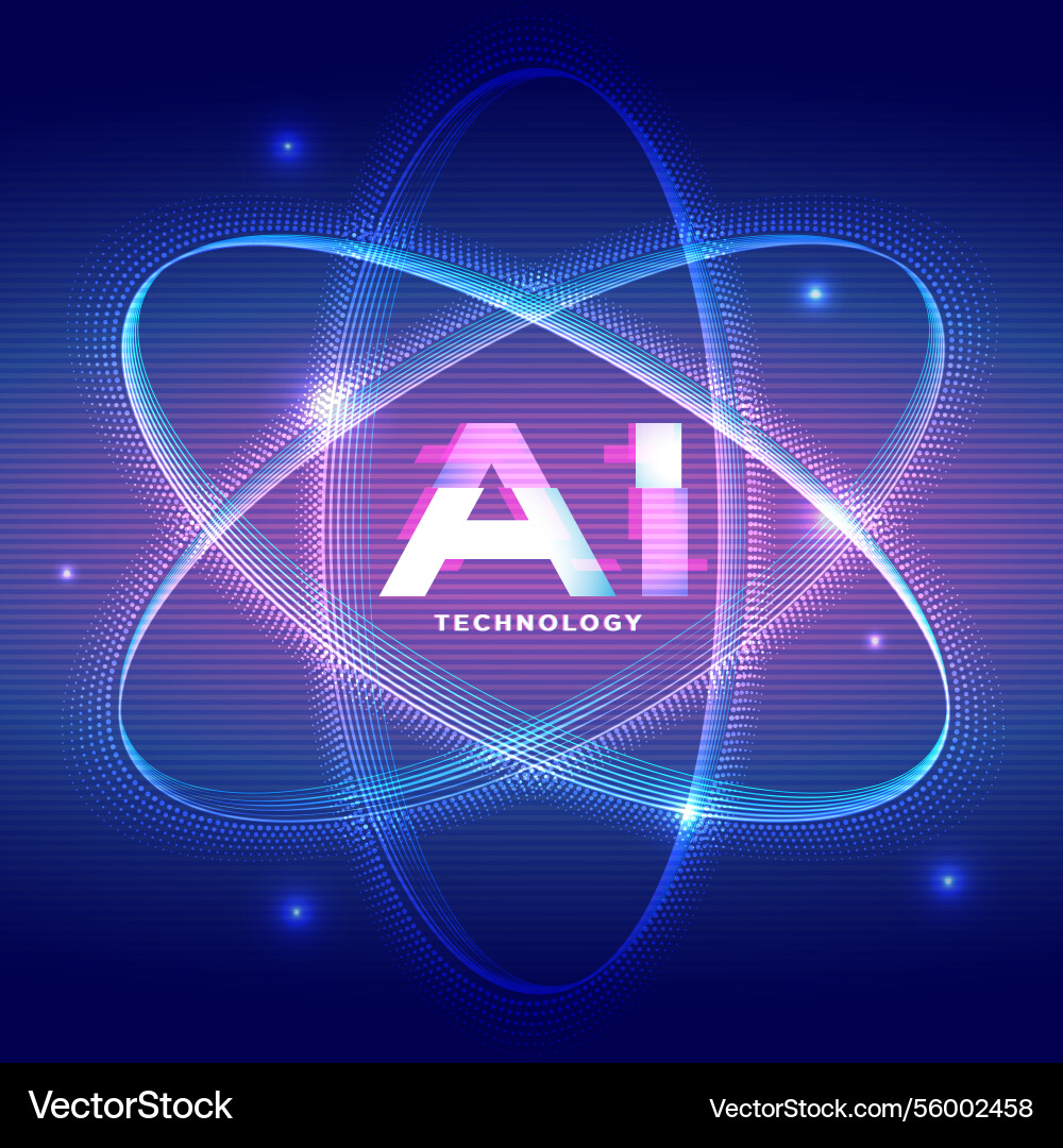 Concept of ai artificial intelligence technology Concept of ai artificial intelligence technology vector image