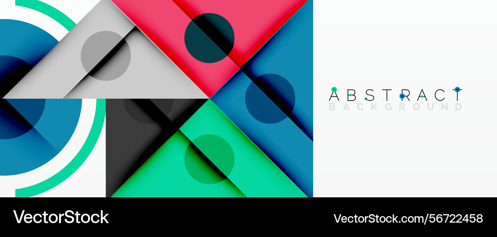 Geometric shapes overlap creating vibrant Geometric shapes overlap creating vibrant vector image