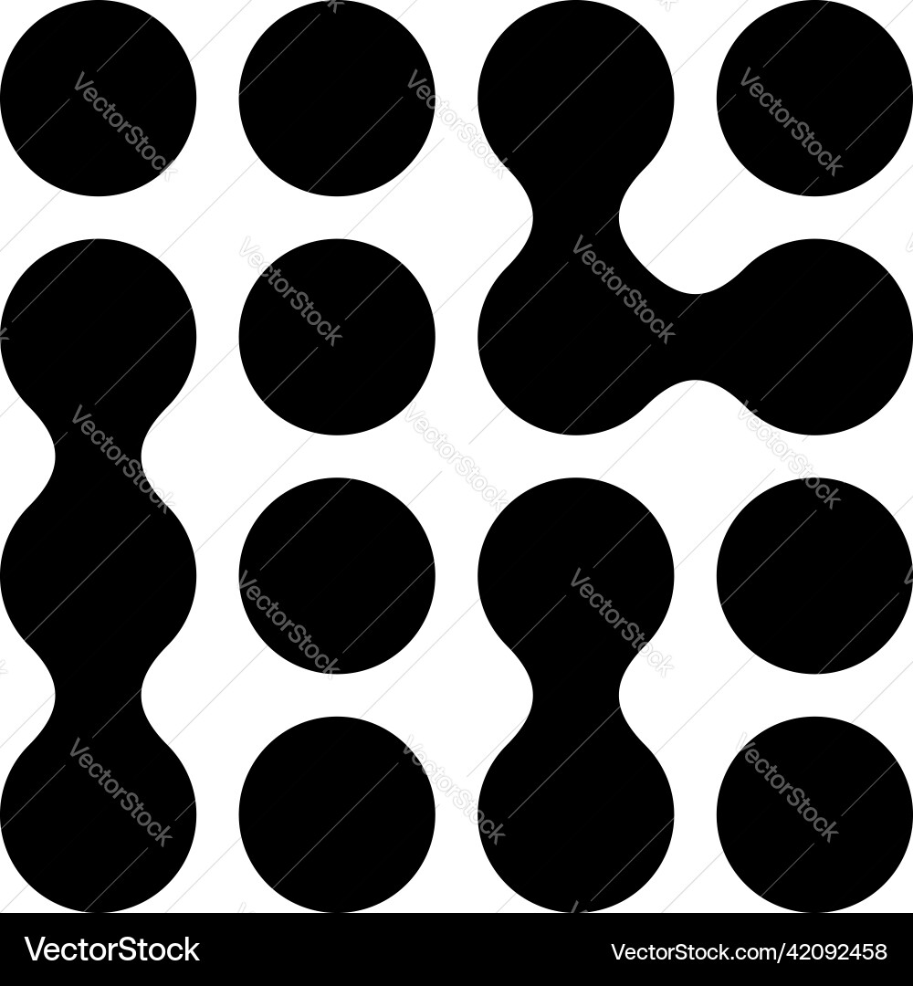 Metaball verbundene Punkte Kreise Muster Textur Metaball verbundene Punkte Kreise Muster Textur vektorbild