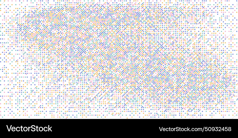Pixelated abstract background texture with small Vector Image