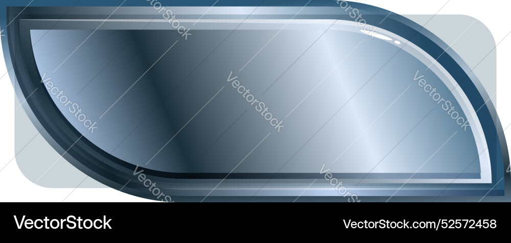 Rounded rectangle showing copy space with metallic Rounded rectangle showing copy space with metallic vector image