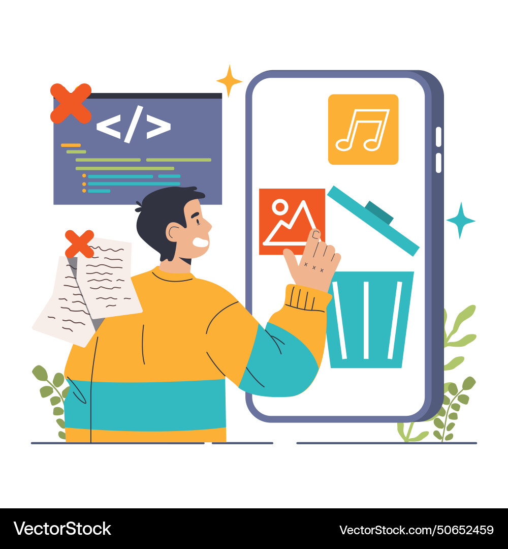 Back-end development coding software engineering Back-end development coding software engineering vector image