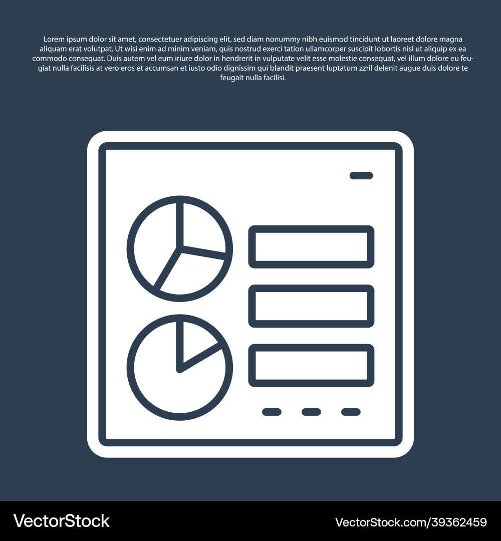 Blue line computer api interface icon isolated Blue line computer api interface icon isolated vector image