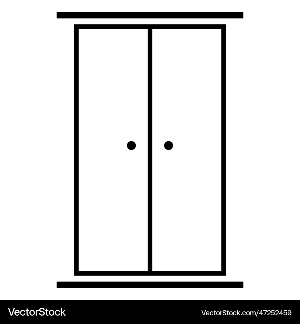 Cupboard element design Cupboard element design vector image