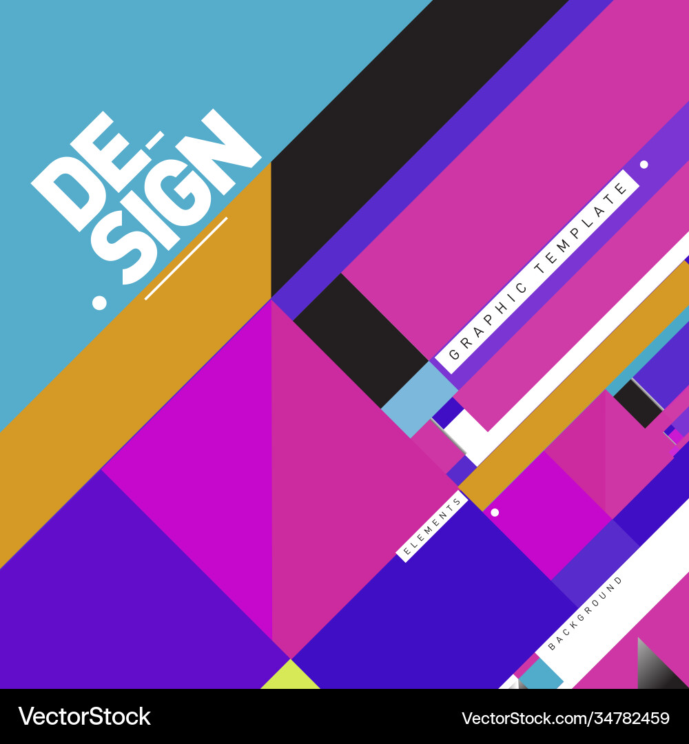 Modern colorful background material design Vector Image