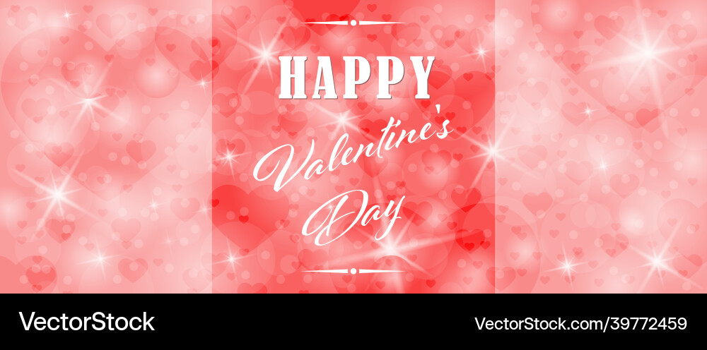 Red and pink background with bokeh elements Red and pink background with bokeh elements vector image