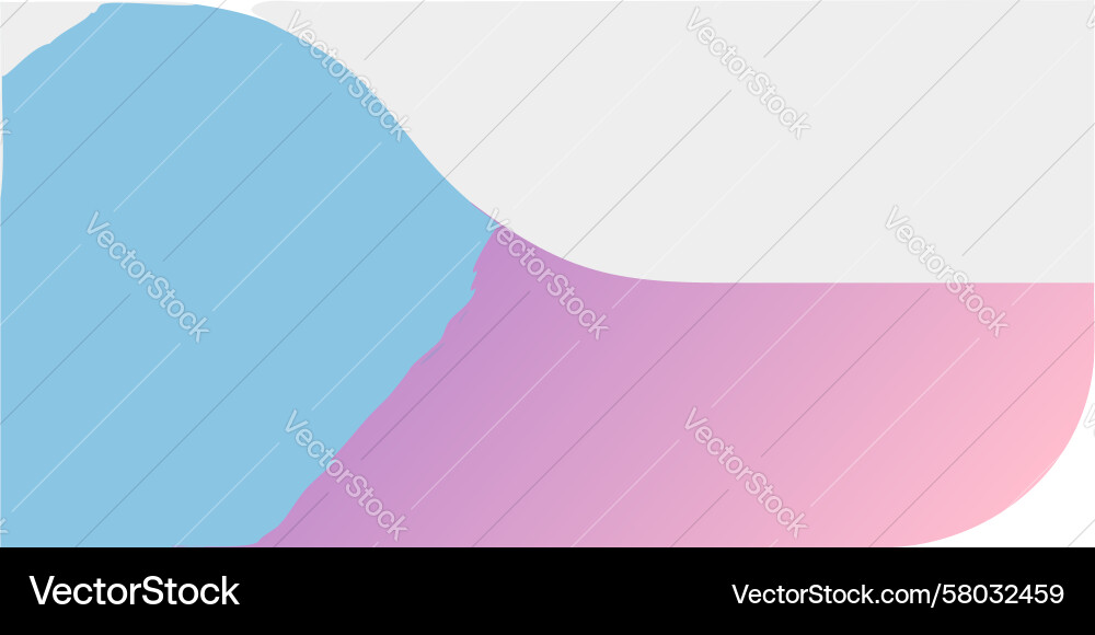 Serene Gradient Blob Shapes Vector Image