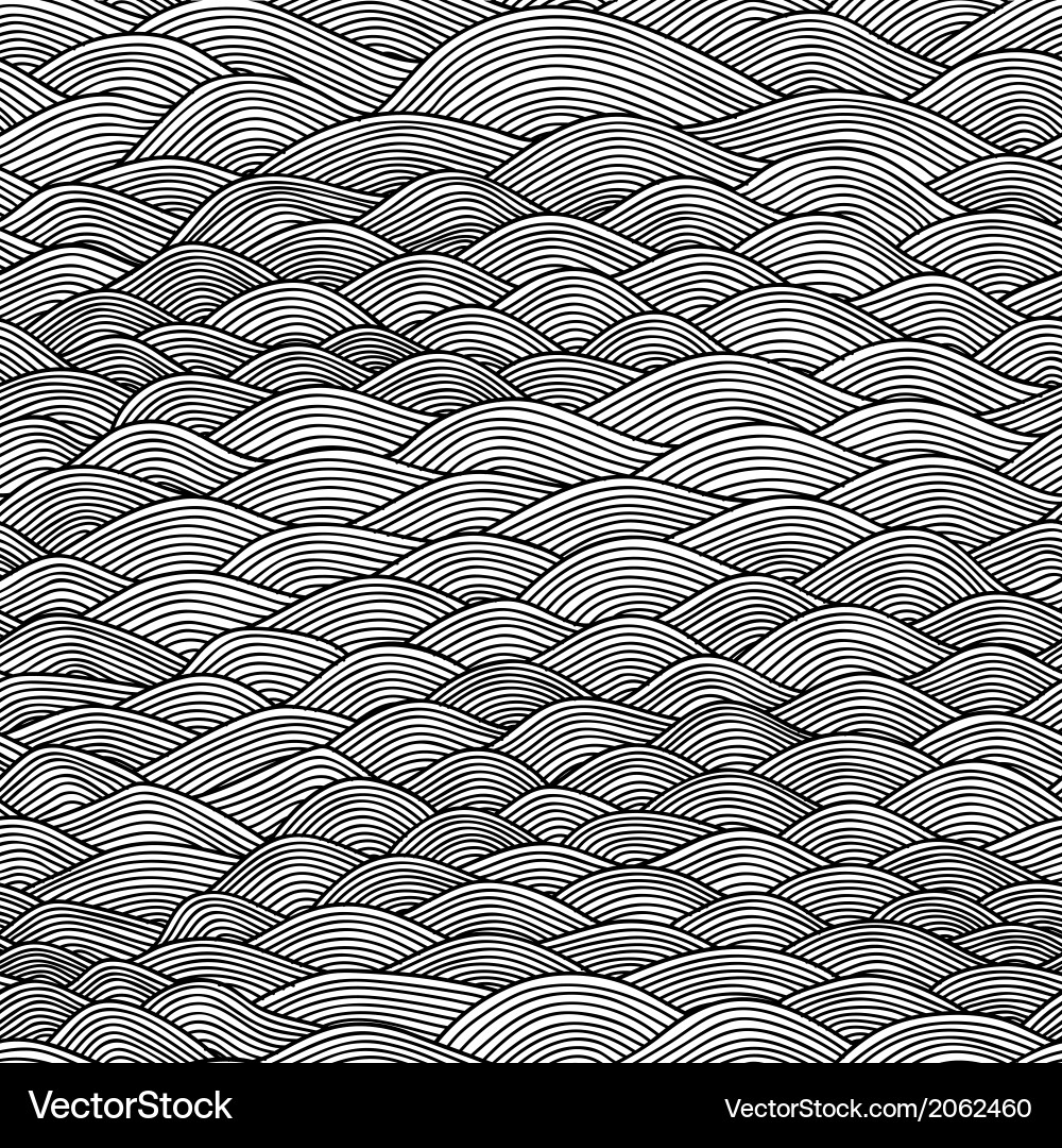 Abstract Wave Pattern vector image