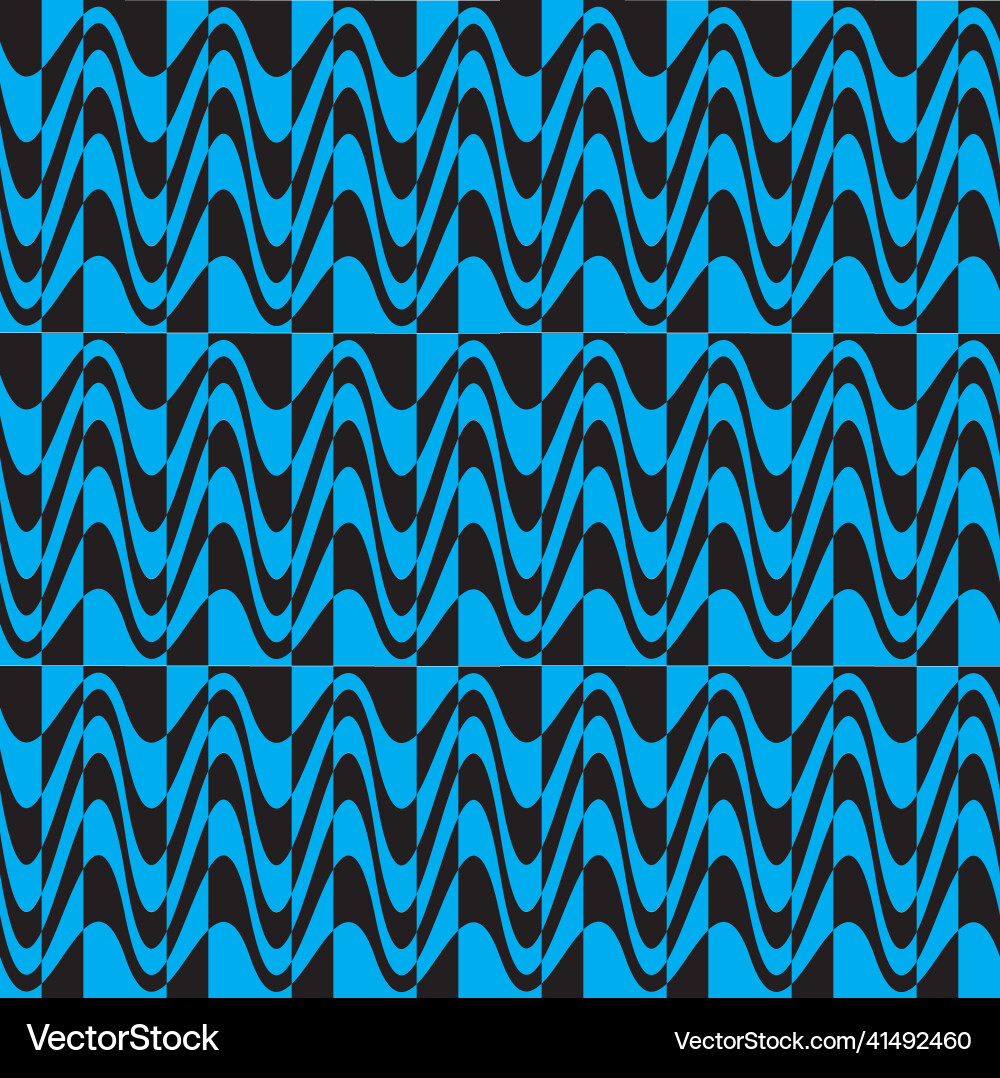 Distorted checkered pattern modern distortion Distorted checkered pattern modern distortion vector image