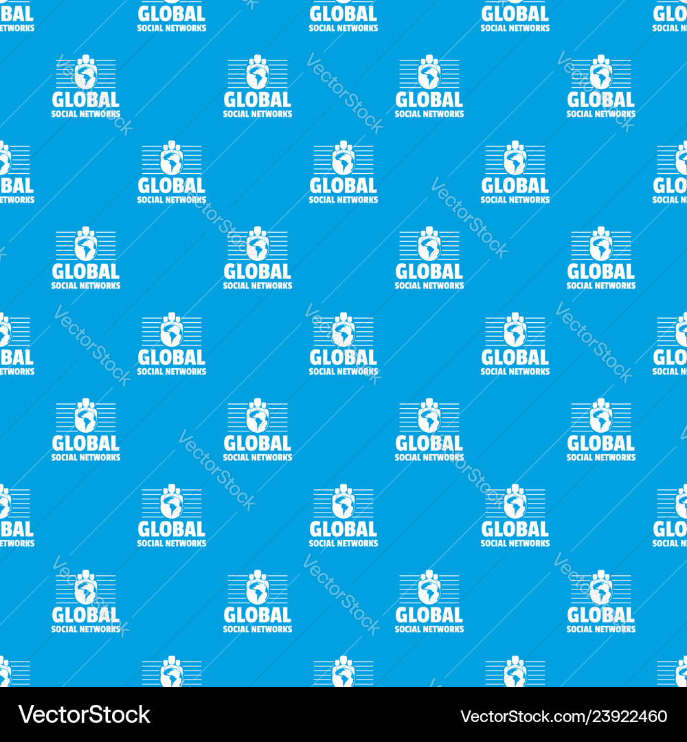 Global social networks pattern seamless Global social networks pattern seamless Vector Image