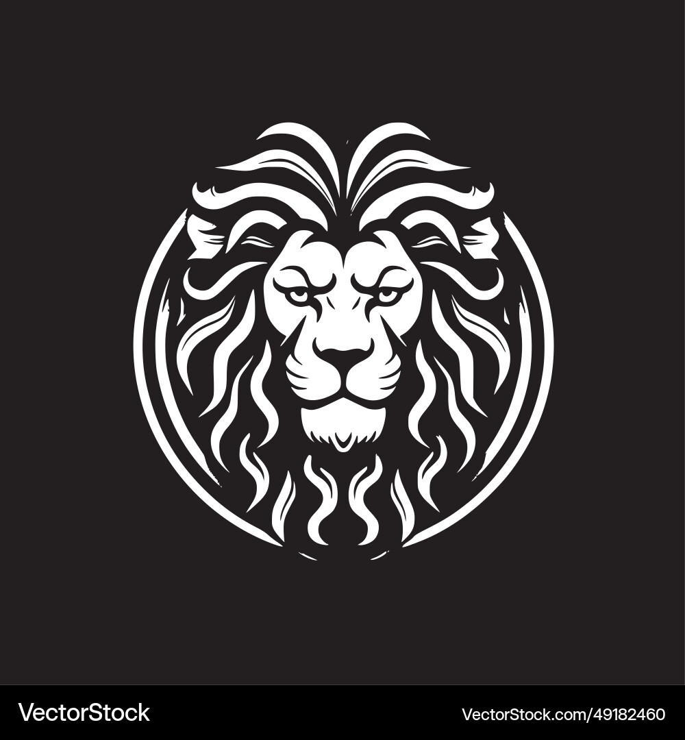 Lion - minimalistisches und flaches Logo Lion - minimalistisches und flaches Logo vektorbild