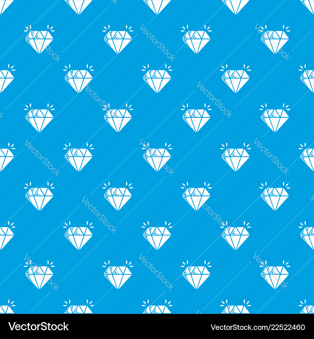 Mine Diamant Muster nahtlos blau Mine Diamant Muster nahtlos blau vektorbild