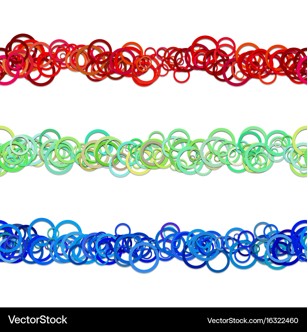 Random Kreis Muster Textteiler Linienentwurf Set vektorbild
