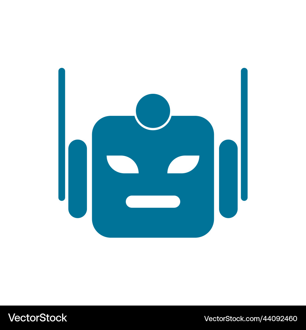 Robot Icon - Modern AI Bot vector image