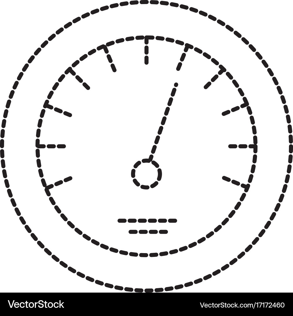 Timer icon scale indicator fast growth speed Vector Image