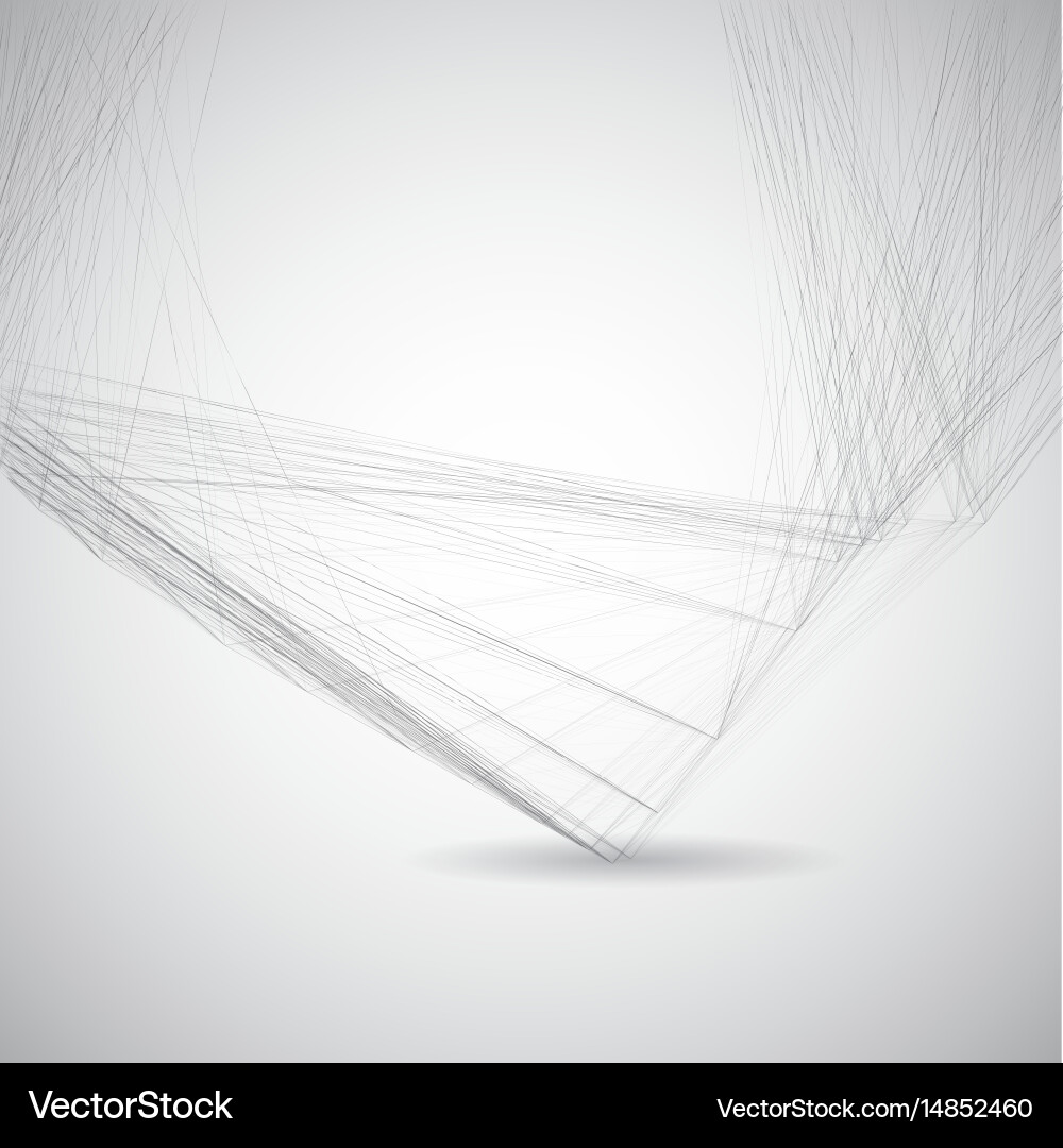Wireframe Abstract Background vector image