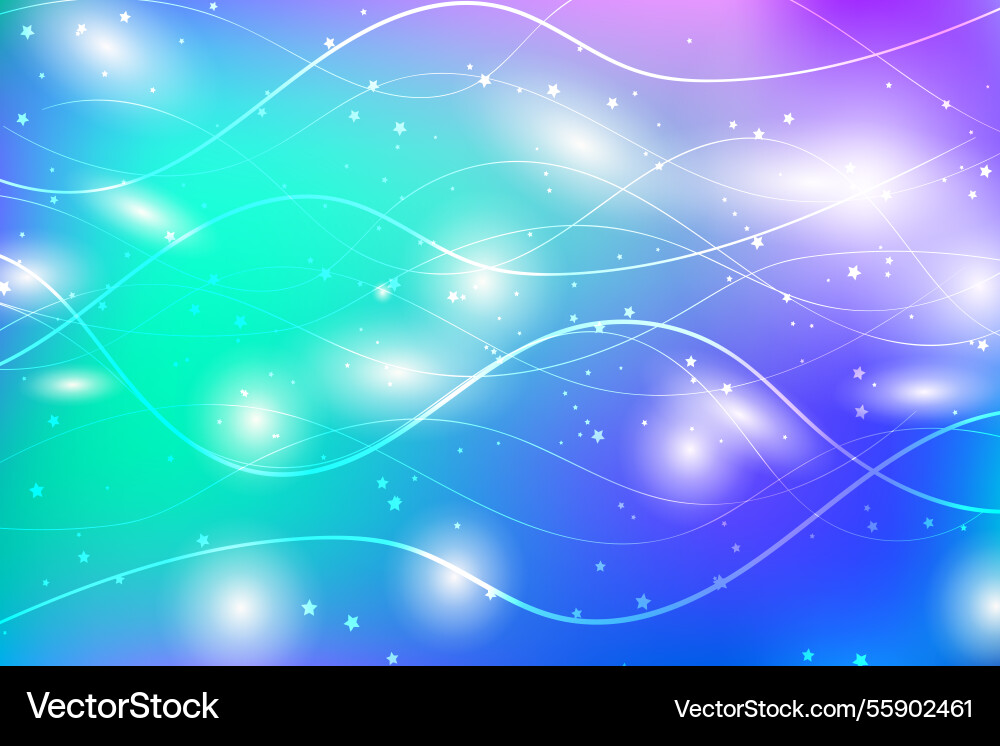 Abstract colorful background with light lines Vector Image
