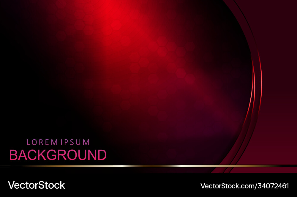 Abstract dark design with a red gradient vector image