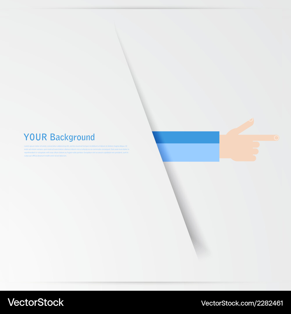 Business hands gestures design elements isolated Vector Image