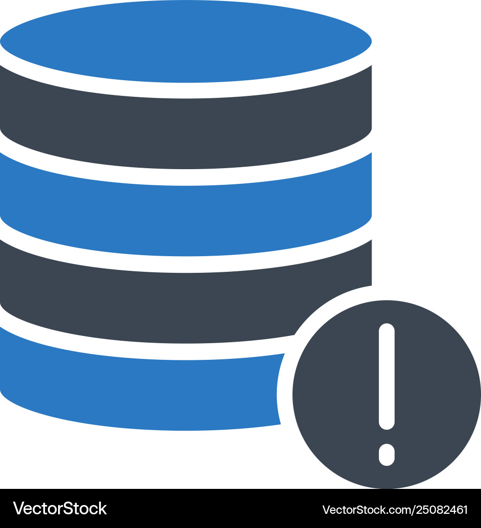 Error database vector image