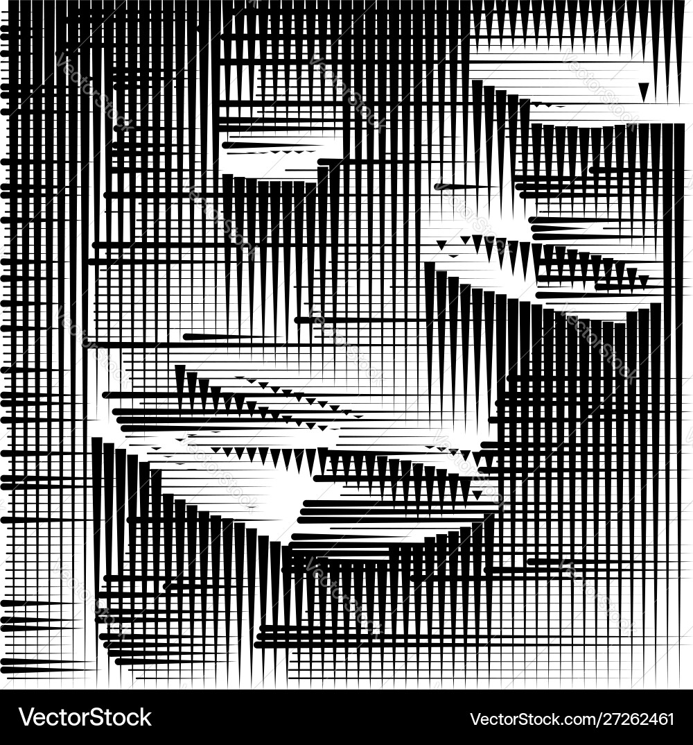 Gitternetz abstrakte geometrische Muster segmentiert Gitternetz abstrakte geometrische Muster segmentiert vektorbild