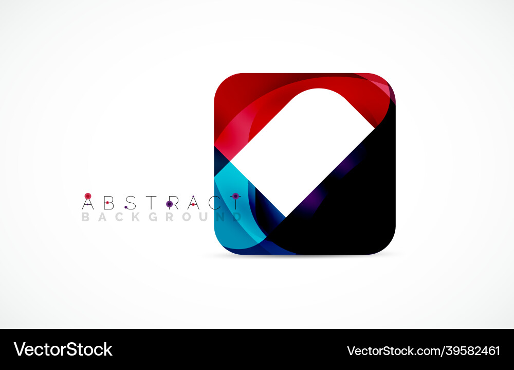 Minimal background abstract square shape Minimal background abstract square shape vector image