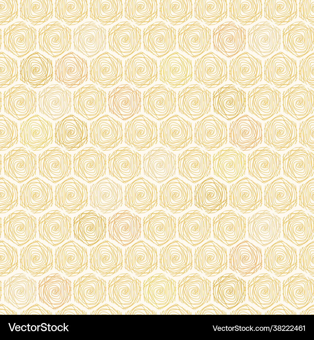 Seamless pattern with honeycombs Vector Image