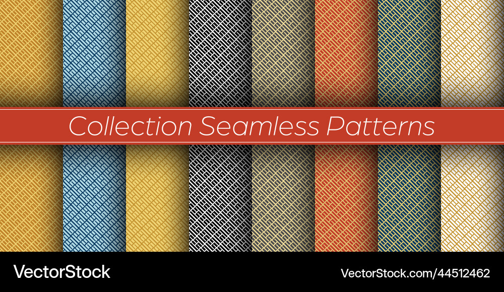 A set of seamless patterns for backgrounds A set of seamless patterns for backgrounds Vector Image