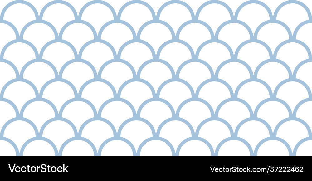 Abstract geometric seamless scale pattern vector image