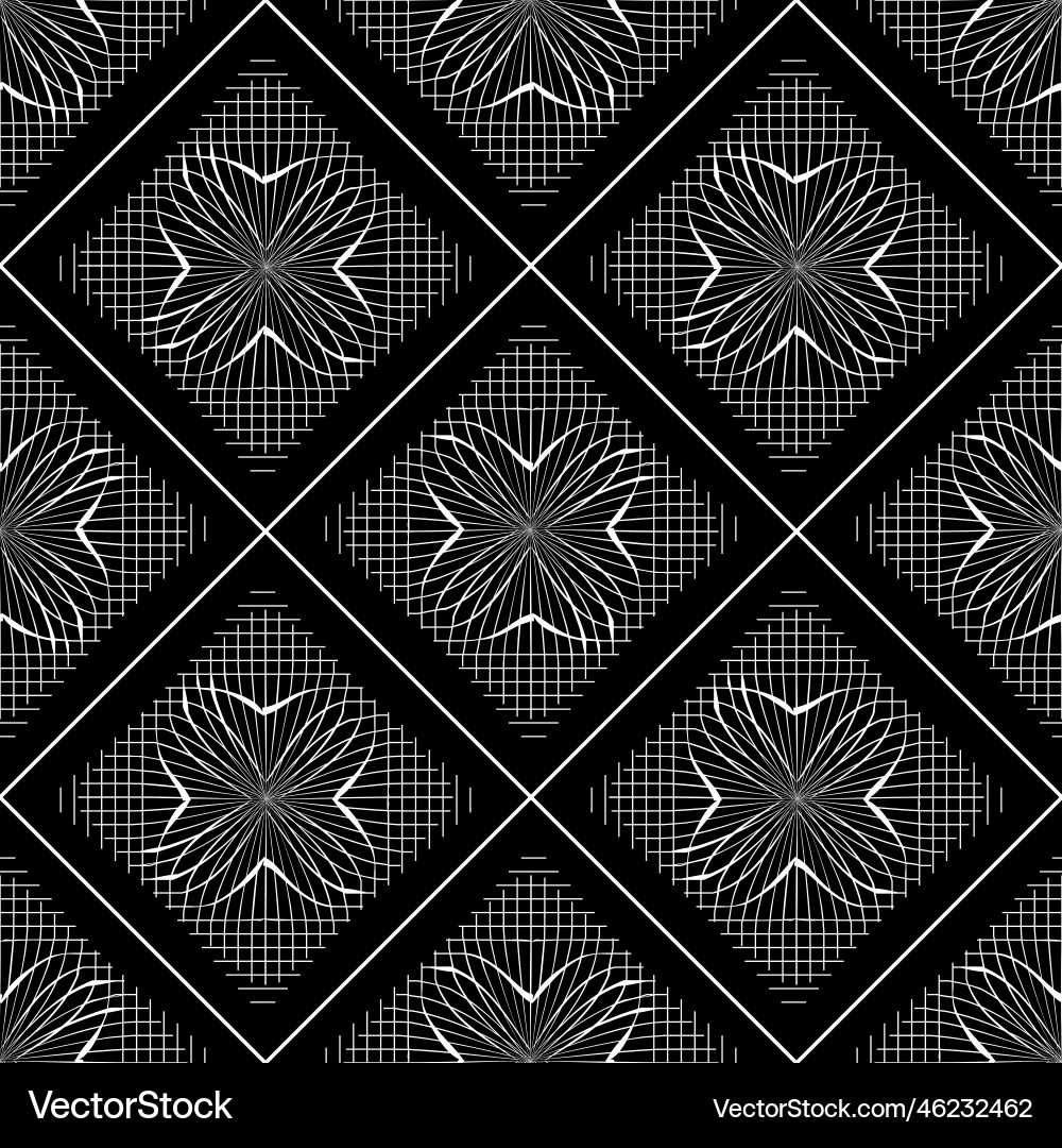 Geometric abstract line forming a diagonal square Geometric abstract line forming a diagonal square vector image