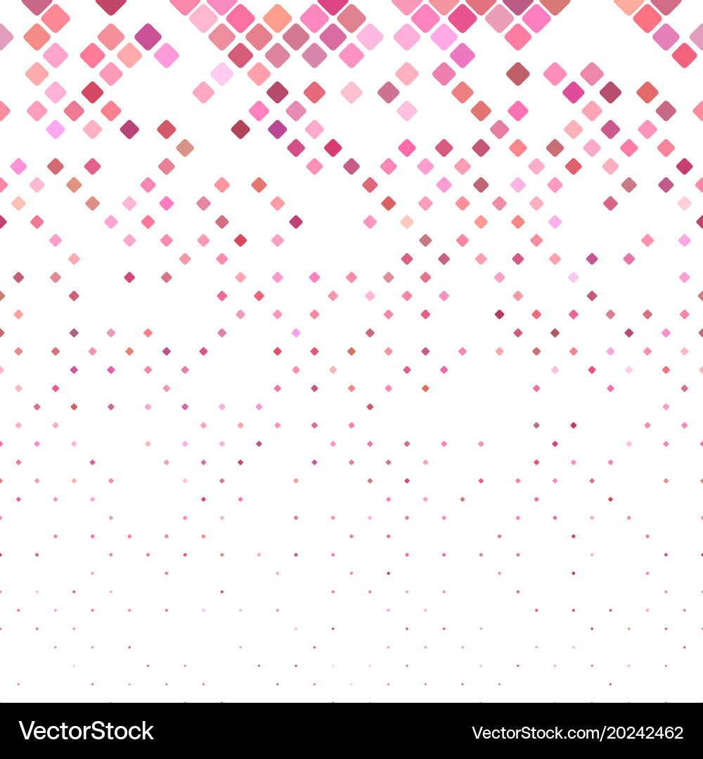 Geometric diagonal rounded square pattern vector image