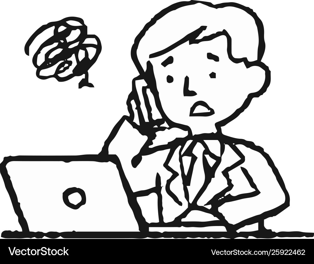Monochrome analog style pop working man Monochrome analog style pop working man Vector Image