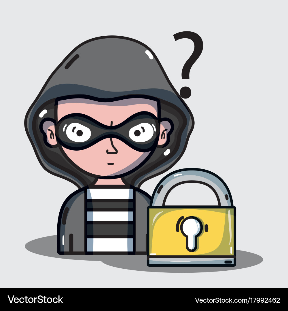 Person hacker to programmer virus in the system vector image