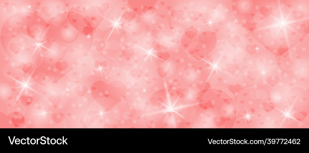 Red and pink background with bokeh elements Red and pink background with bokeh elements vector image