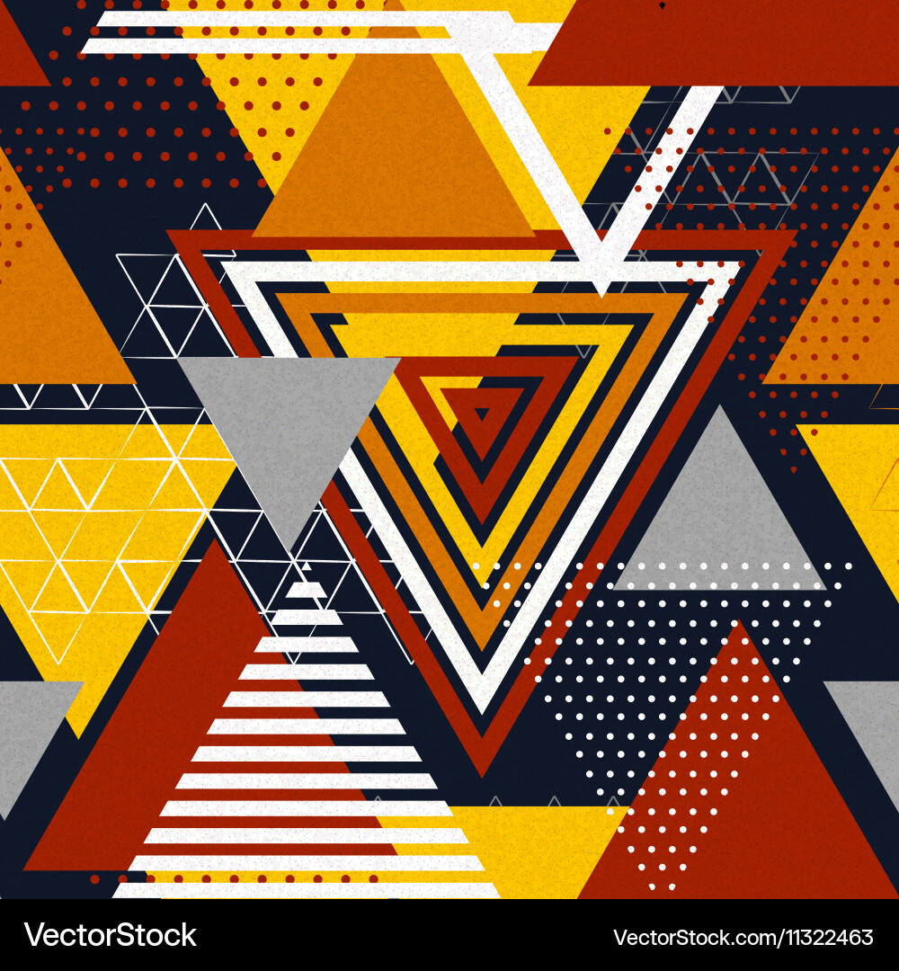 Abstract hipster polygon triangle background Vector Image