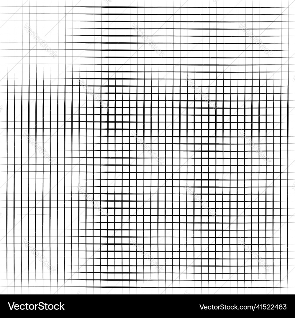 Grid mesh graticule with grungy irregular lines Grid mesh graticule with grungy irregular lines vector image
