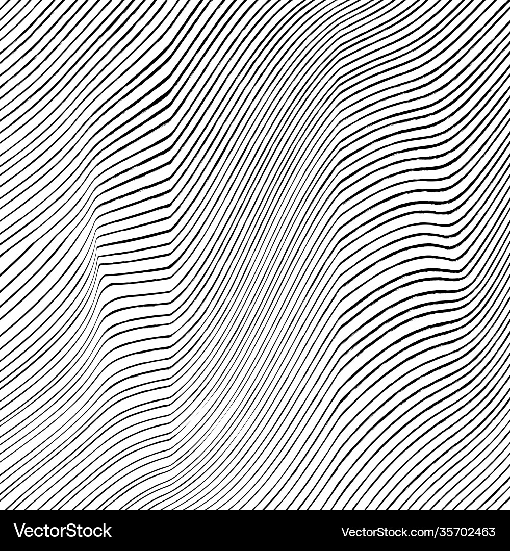 Hand drawn abstract pattern with lines Vector Image
