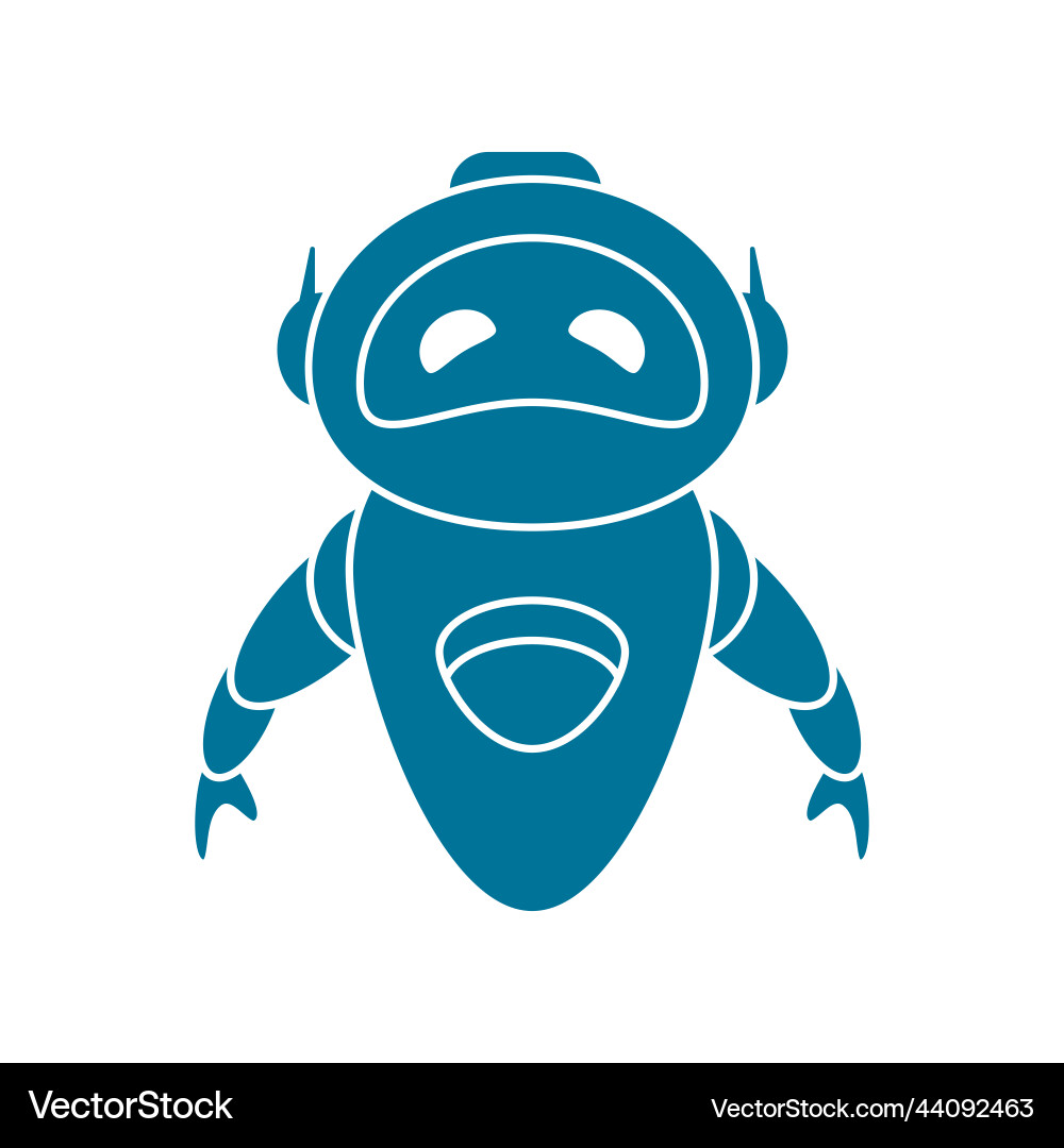 Robot Icon - Modern AI Bot vector image