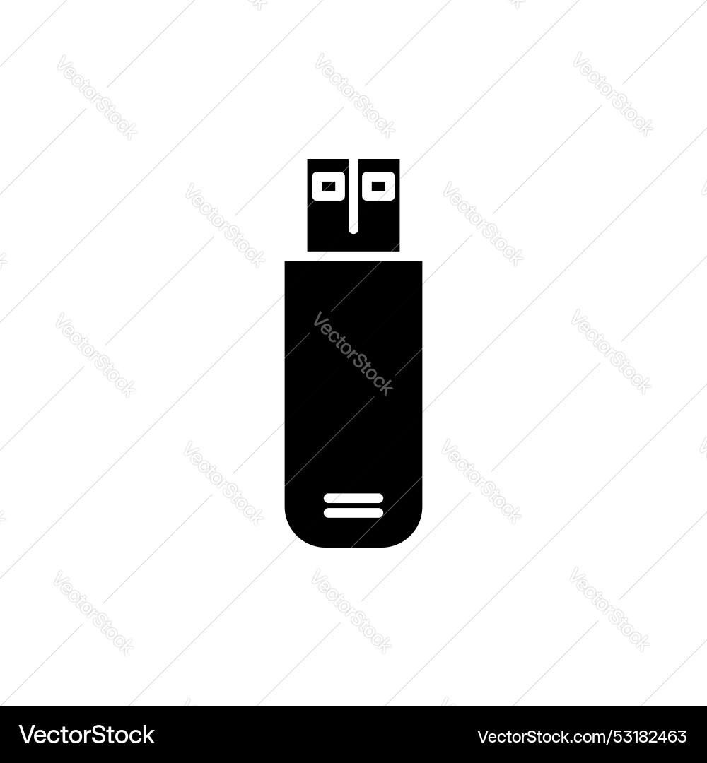 Usb pendrive icon set data transfer computer Usb pendrive icon set data transfer computer Vector Image