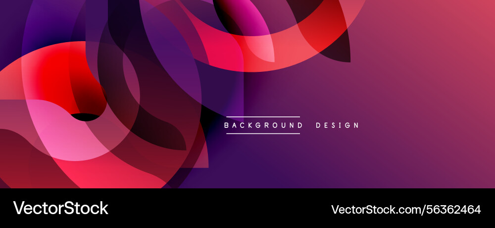 Abstract fluid shapes overlap creating vibrant Abstract fluid shapes overlap creating vibrant vector image