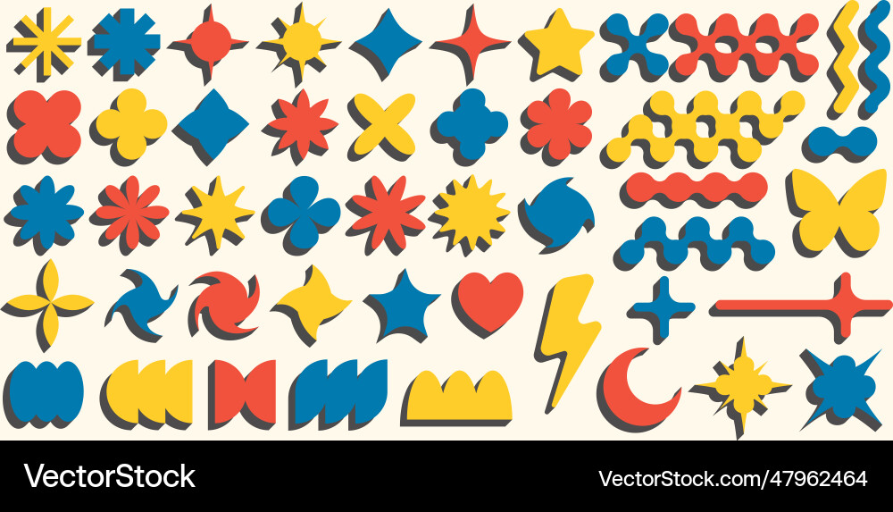 Abstract geometric elements for design Abstract geometric elements for design Vector Image