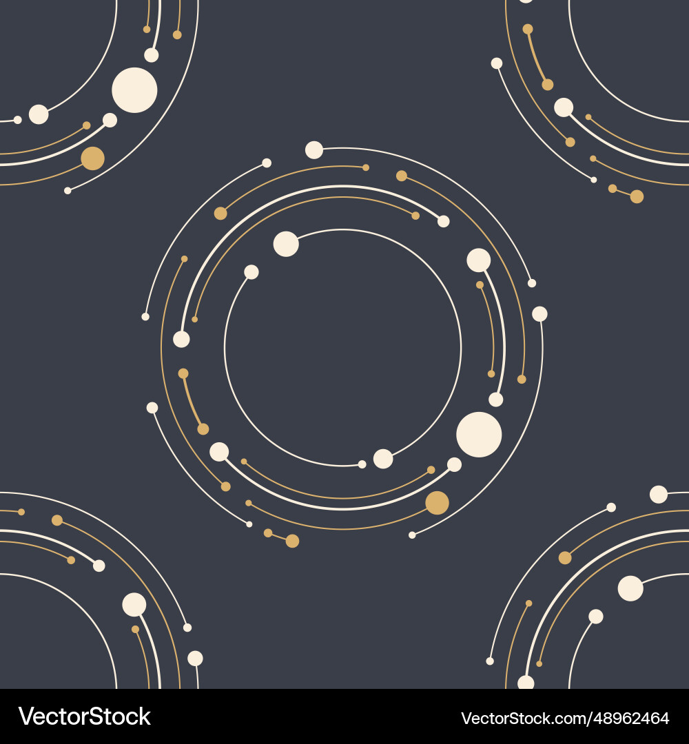 Abstract geometric seamless pattern with circles Abstract geometric seamless pattern with circles vector image