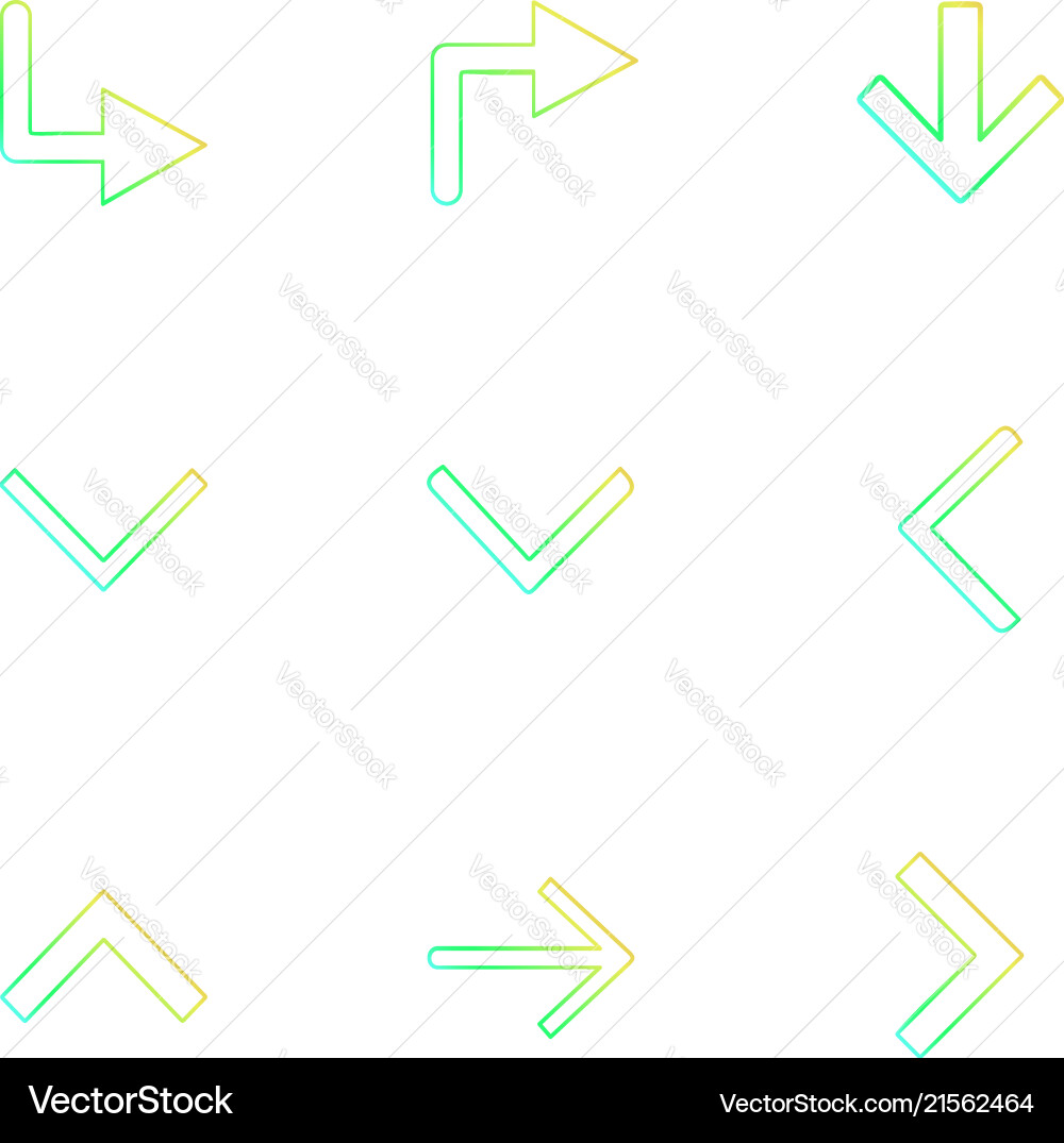 Arrows directions pointer arrow user vector image