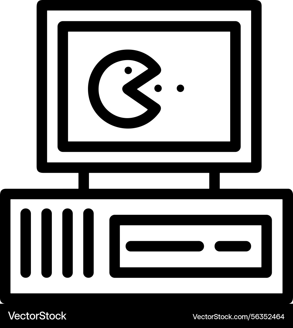 Computer icon symbol image Vector Image
